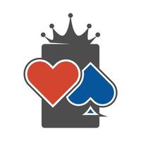 Gambling icon logo design vector