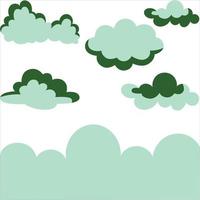 Cloudy background design vector