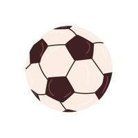 Football soccer ball icon. flat design. Vector illustration.