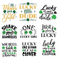 St Patrick's day t shirt designs vector