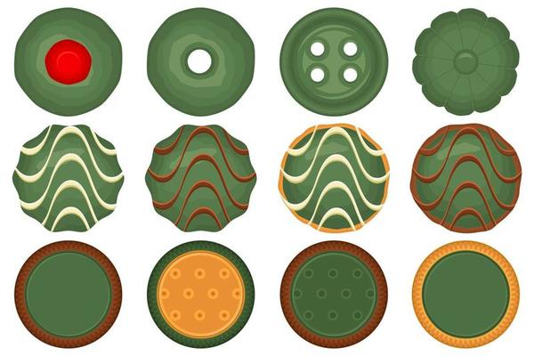 Big set homemade cookie different taste in pastry biscuit