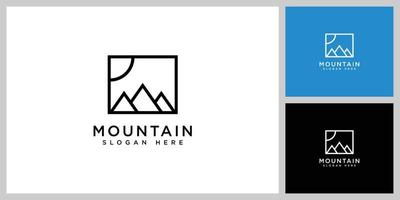 mountain logo vector design template