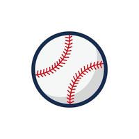 concepto de icono de béisbol con plantilla de vector de icono de béisbol en movimiento
