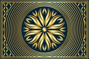 Luxury ornamental mandala design background vector