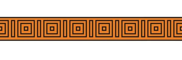 Seamless meander patterns. Greek meandros, fret or key. Ornament for Acient Greece style borders. Vector illustration