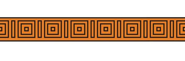 Seamless meander patterns. Greek meandros, fret or key. Ornament for Acient Greece style borders. Vector illustration