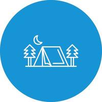 Tent Vector Icon