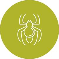 icono de vector de araña