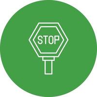 Stop Sign Vector Icon