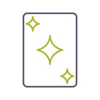 Unique Card Vector Icon