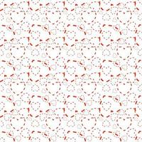 Seamless pattern of heart pattern on white background vector
