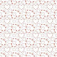 Seamless pattern of heart pattern on white background vector