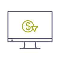 Unique Pay Per Click Vector Icon