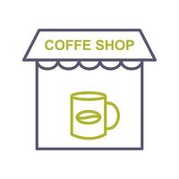 icono de vector de cafetería