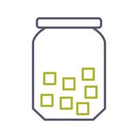 Sugar Bottle Vector Icon