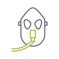 Unique Oxygen Mask Vector Icon