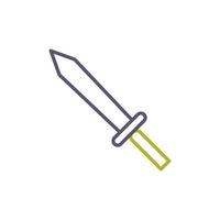 Unique Sword Vector Icon