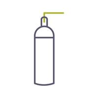 Unique Oxygen Tanks Vector Icon