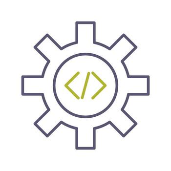Unique Code Optimization Vector Icon