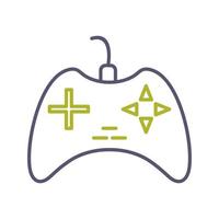 icono de vector de consola de juegos único