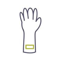 Unique Gloves Vector Icon