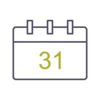 Unique Calendar Vector Icon