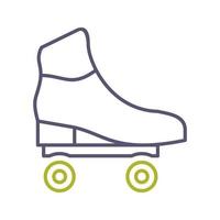 patines, vector, icono vector