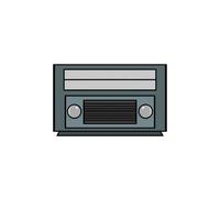 radio icon design, a simple icon with an elegant concept, suitable for your collection or business logo vector