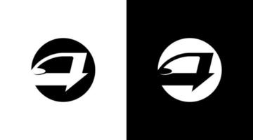 Car logo monogram auto black and white icon illustration style Designs templates vector