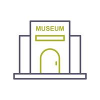 Museum Building Vector Icon