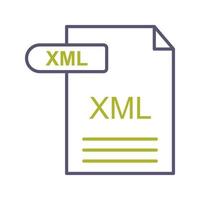 XML Vector Icon