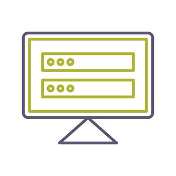 Corrupted Data Vector Icon