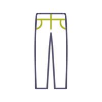 icono de vector de pantalones de hombre