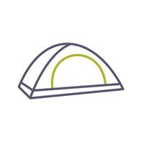 icono de vector de campamento