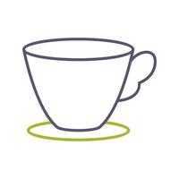 icono de vector de taza de té