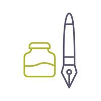 Ink and Pen Vector Icon