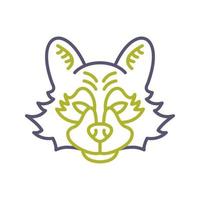 Raccoon Vector Icon