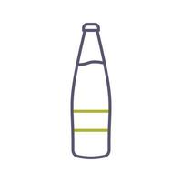 icono de vector de botella de cerveza