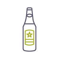 Beer Bottle Vector Icon
