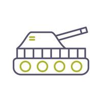 icono de vector de tanque