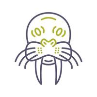 Walrus Vector Icon