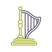 Harp Vector Icon