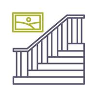 icono de vector de escalera