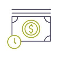 Time is Money Vector Icon