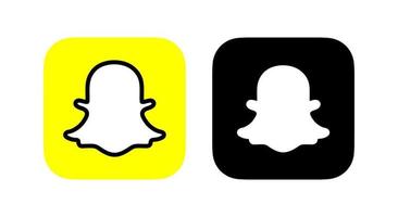 snapchat logo vector, snapchat icon vector free vector