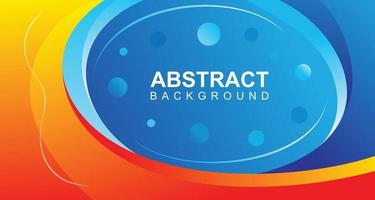 Abstract vector design for banner with modern color concept