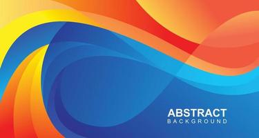 Abstract vector design for banner with modern color concept