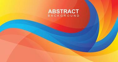 Abstract vector design for banner with modern color concept