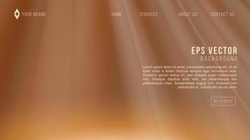 Brown template web banner page with gradient color. Design with liquid shape can use for website template. vector