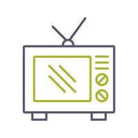 Old TV Vector Icon